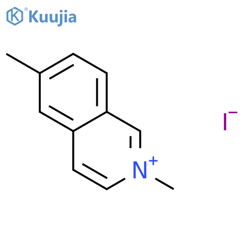 Isoquinolinium, 2,6-dimethyl-, iodide structure