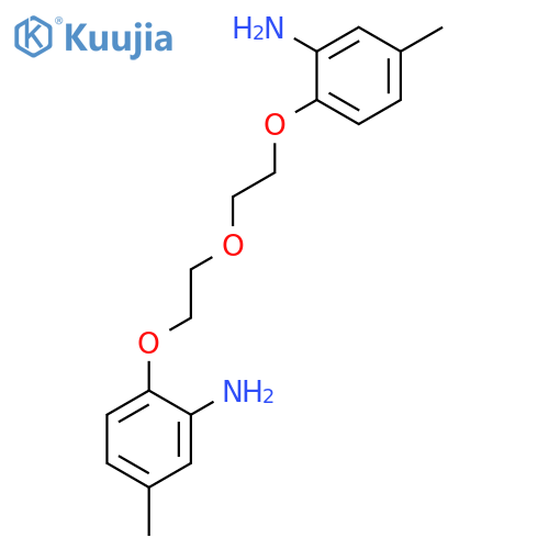 Benzenamine, 2,2'-[oxybis(2,1-ethanediyloxy)]bis[5-methyl- structure