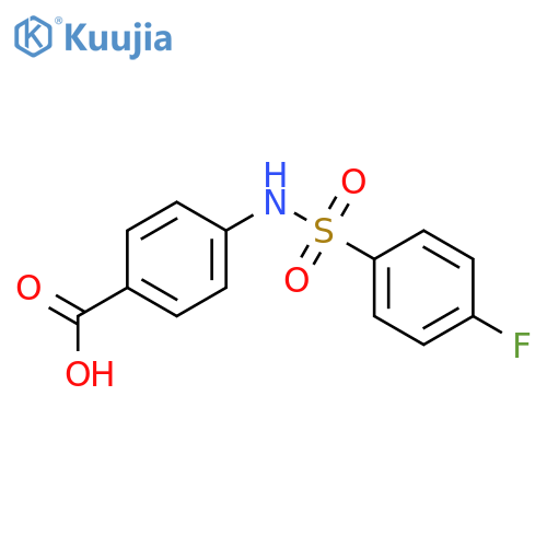 4-(4-Fluorobenzenesulfonamido)Benzoic Acid structure