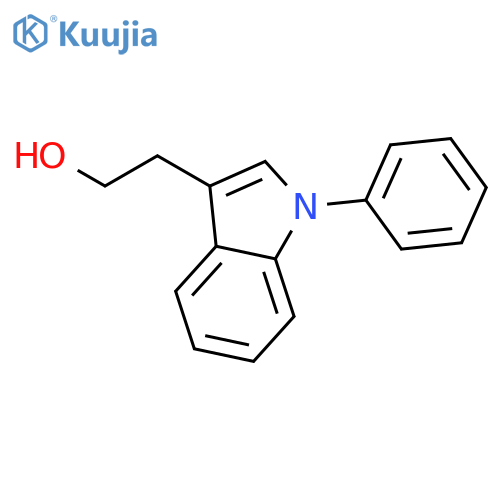 1H-Indole-3-ethanol, 1-phenyl- structure
