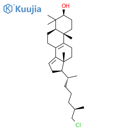 Cholesta-8,14-dien-3-ol, 26-chloro-4,4-dimethyl-, (3b,5a,25R)- structure