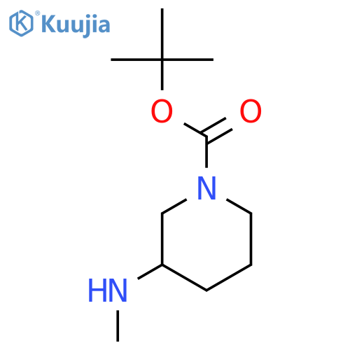 Tert-Butyl 3-(methylamino)piperidine-1-carboxylate structure
