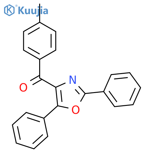 Methanone, (2,5-diphenyl-4-oxazolyl)(4-methylphenyl)- structure
