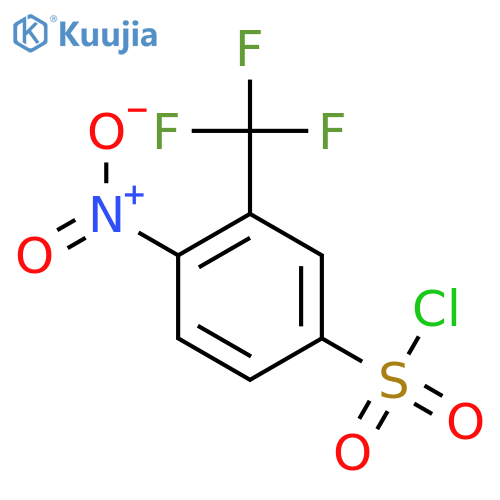 4-Nitro-3-(Trifluoromethyl)Benzenesulfonyl Chloride structure
