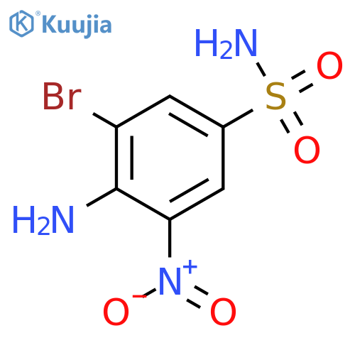 Benzenesulfonamide, 4-amino-3-bromo-5-nitro- structure