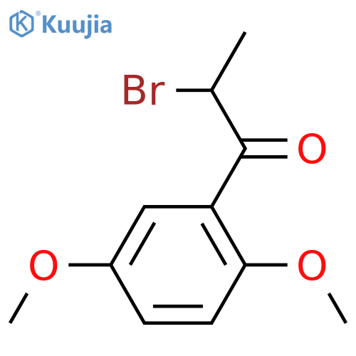 1-Propanone,2-bromo-1-(2,5-dimethoxyphenyl)- structure