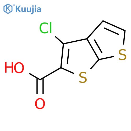 3-chlorothieno2,3-bthiophene-2-carboxylic acid structure