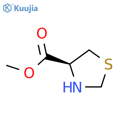 4-Thiazolidinecarboxylicacid, methyl ester, (S)- (9CI) structure