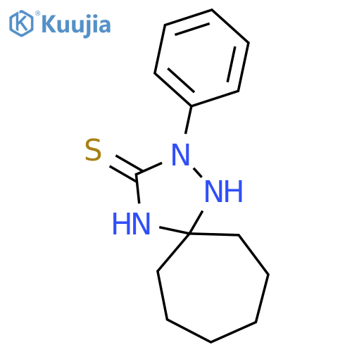 2-phenyl-1,2,4-triazaspiro[4.6]undecane-3-thione structure