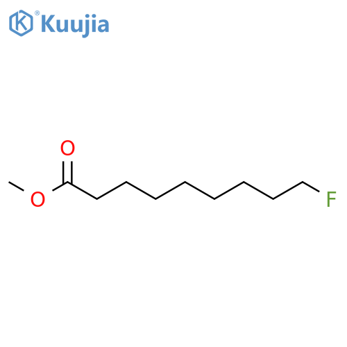 Nonanoic acid, 9-fluoro-, methyl ester structure