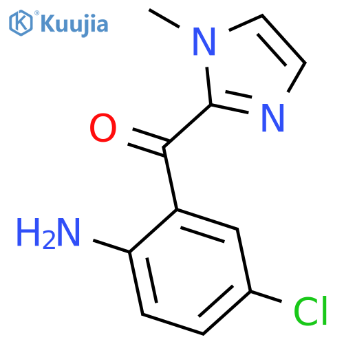Methanone, (2-amino-5-chlorophenyl)(1-methyl-1H-imidazol-2-yl)- structure