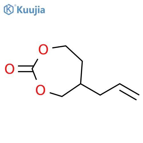 1,3-Dioxepan-2-one, 5-(2-propenyl)- structure
