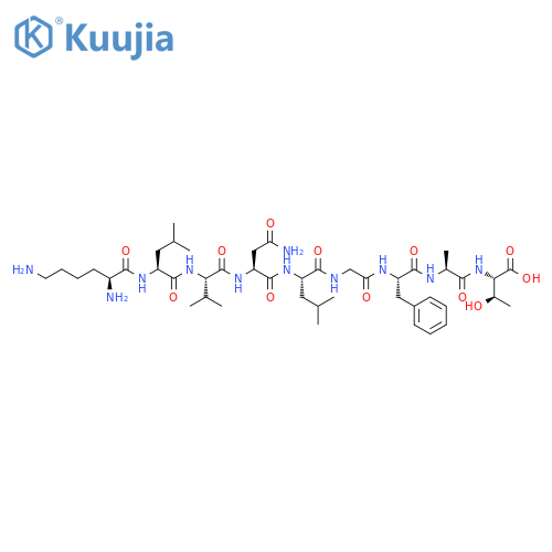 L-Threonine,L-lysyl-L-leucyl-L-valyl-L-asparaginyl-L-leucylglycyl-L-phenylalanyl-L-alanyl- structure