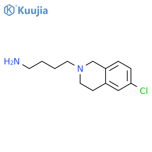 2(1H)-ISOQUINOLINEBUTANAMINE, 6-CHLORO-3,4-DIHYDRO- structure