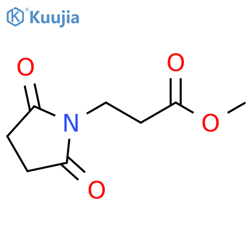 2,5-dioxo-1-Pyrrolidinepropanoic acid methyl ester structure