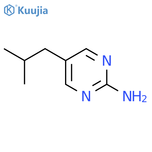 2-Pyrimidinamine, 5-(2-methylpropyl)- (9CI) structure