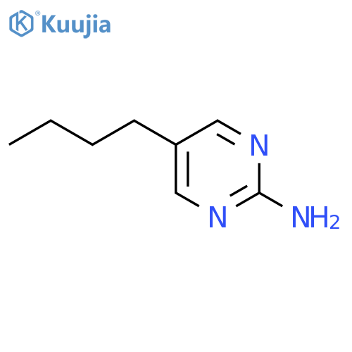 5-butylpyrimidin-2-amine structure