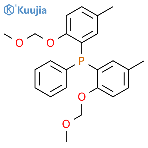 Phosphine, bis[2-(methoxymethoxy)-5-methylphenyl]phenyl- structure