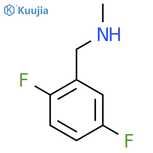 (2,5-difluorophenyl)methyl(methyl)amine structure