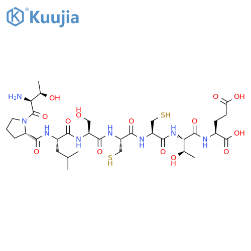 L-Glutamic acid,L-threonyl-L-prolyl-L-leucyl-L-seryl-L-cysteinyl-L-cysteinyl-L-threonyl- structure
