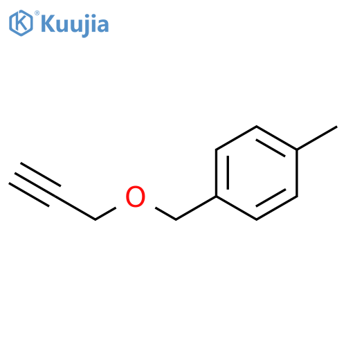 1-methyl-4-(prop-2-yn-1-yloxy)methylbenzene structure