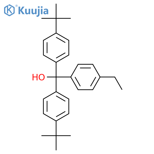 Benzenemethanol, α,α-bis[4-(1,1-dimethylethyl)phenyl]-4-ethyl- (9CI) structure