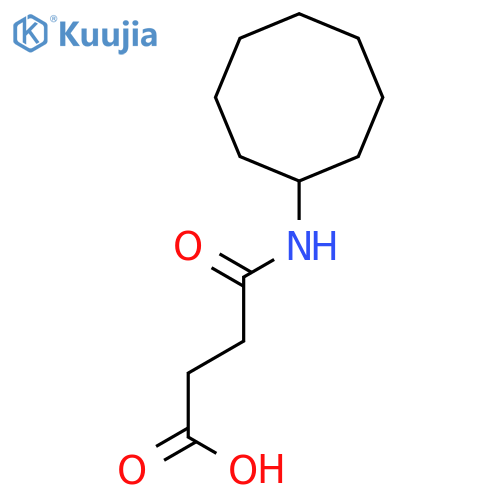 4-(Cyclooctylamino)-4-oxobutanoic acid structure