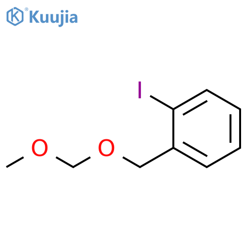 Benzene, 1-iodo-2-[(methoxymethoxy)methyl]- structure
