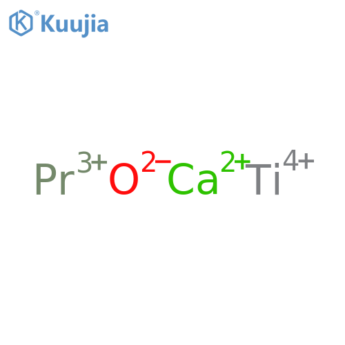 Calcium praseodymium titanium oxide structure