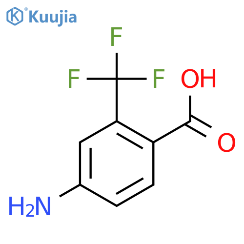 4-Amino-2-(trifluoromethyl)benzoic Acid structure