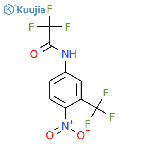 Acetamide, 2,2,2-trifluoro-N-[4-nitro-3-(trifluoromethyl)phenyl]- structure