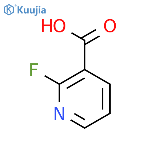 2-Fluoronicotinic acid structure