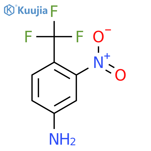 3-Nitro-4-(trifluoromethyl)aniline structure