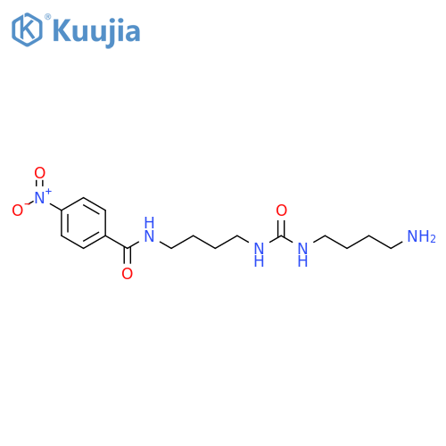 Benzamide, N-[4-[[[(4-aminobutyl)amino]carbonyl]amino]butyl]-4-nitro- structure