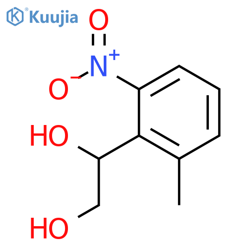 1-(2-methyl-6-nitrophenyl)ethane-1,2-diol structure