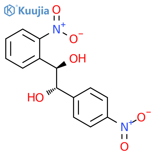 1,2-Ethanediol, 1-(2-nitrophenyl)-2-(4-nitrophenyl)-, (1R,2S)-rel- structure