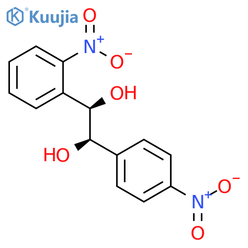 1,2-Ethanediol, 1-(2-nitrophenyl)-2-(4-nitrophenyl)-, (1R,2R)-rel- structure