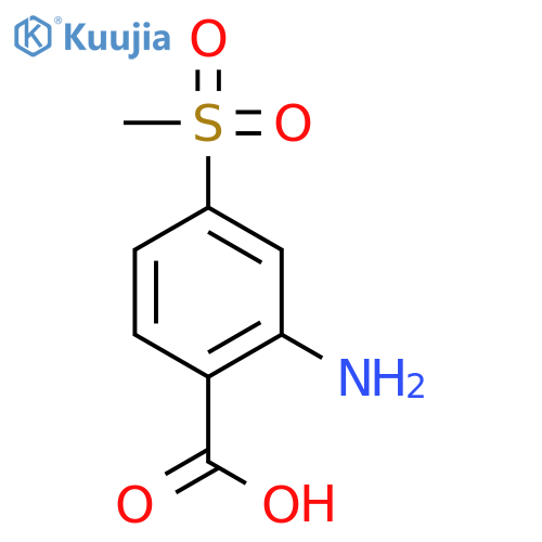 2-Amino-4-(methylsulfonyl)benzoic Acid structure