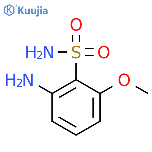 2-amino-6-methoxybenzene-1-sulfonamide structure