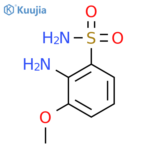 2-amino-3-methoxybenzene-1-sulfonamide structure