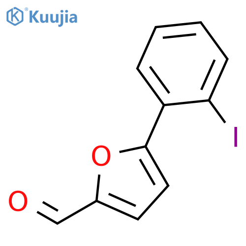 2-Furancarboxaldehyde, 5-(2-iodophenyl)- structure