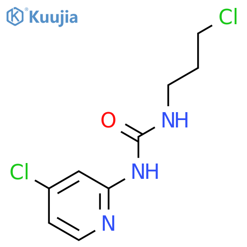 Urea, N-(3-chloropropyl)-N'-(4-chloro-2-pyridinyl)- structure