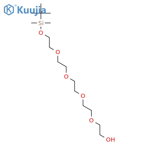 4,7,10,13,16-Pentaoxa-3-silaoctadecan-18-ol, 2,2,3,3-tetramethyl- structure