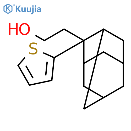 Tricyclo[3.3.1.13,7]decane-2-ethanol, 2-(2-thienyl)- structure
