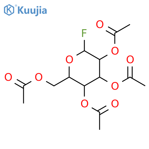 2,3,4,6-Tetra-O-acetyl-α-D-glucopyranosyl Fluoride structure