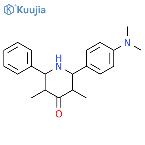 4-Piperidinone, 2-[4-(dimethylamino)phenyl]-3,5-dimethyl-6-phenyl- structure