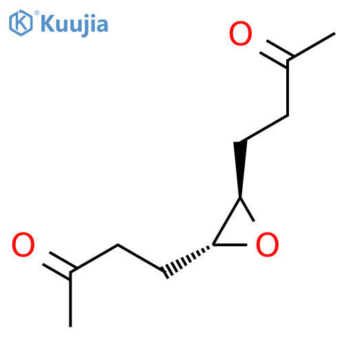 2-Butanone, 4,4'-(2R,3R)-2,3-oxiranediylbis-, rel- structure