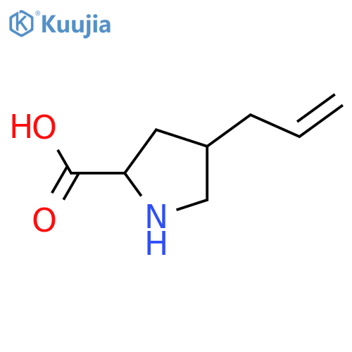 (2S,4R)-4-Allylpyrrolidine-2-carboxylic acid structure