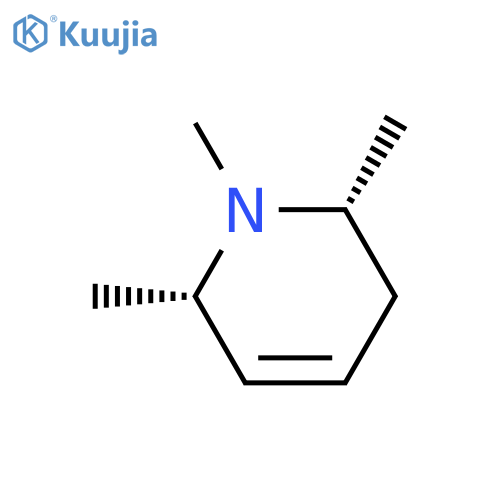 Pyridine,1,2,3,6-tetrahydro-1,2,6-trimethyl-, (2R,6S)-rel- structure