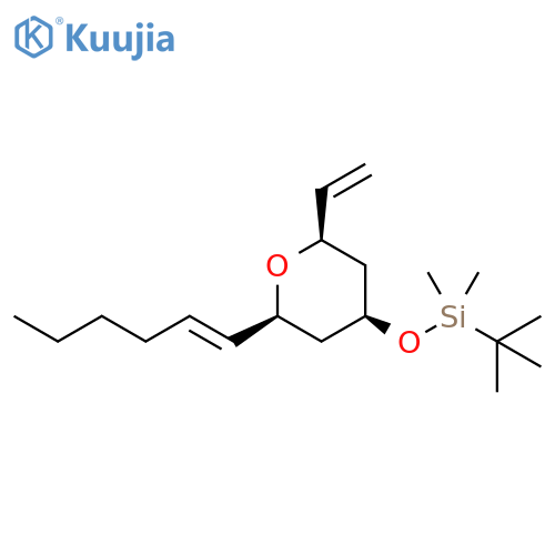 Silane,(1,1-dimethylethyl)[[(2R,4R,6S)-2-ethenyl-6-(1E)-1-hexenyltetrahydro-2H-pyran-4-yl]oxy]dimethyl-, rel- structure